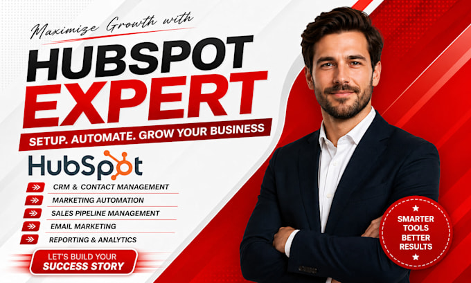 hubspot CRM setup expert, hubspot marketing, automation, integration and cms