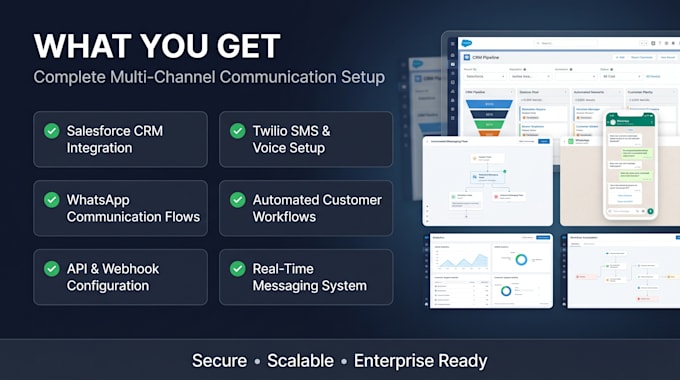 integrate salesforce and twilio for multi channel customer communication