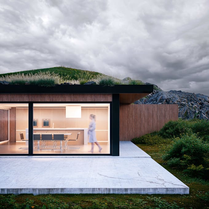 create photorealistic exterior architectural renders