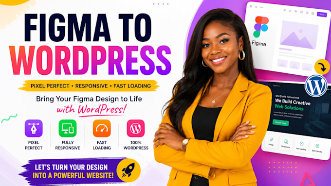convert figma to wordpress PSD to wordpress xd to wordpress with elementor pro