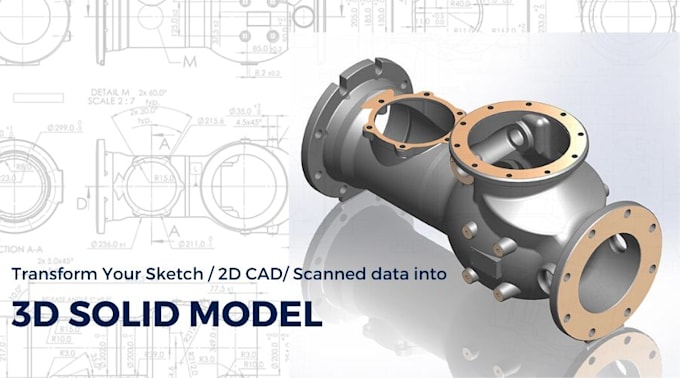 Do 3d cad design, 3d model, 2d concept drawing, patent and technical ...