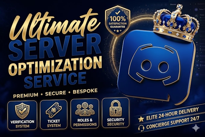 create, setup, and design a professional discord server