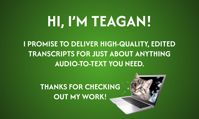 transcribe any audio or video