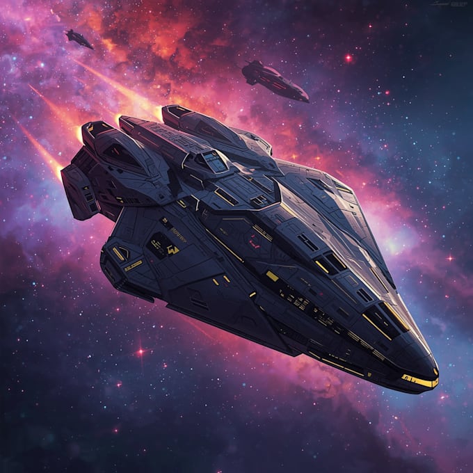 draw sci fi illustration and sci fi sci fi illustration
