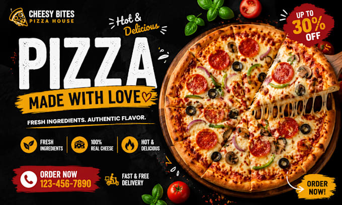 design restaurant flyers banners and food ads