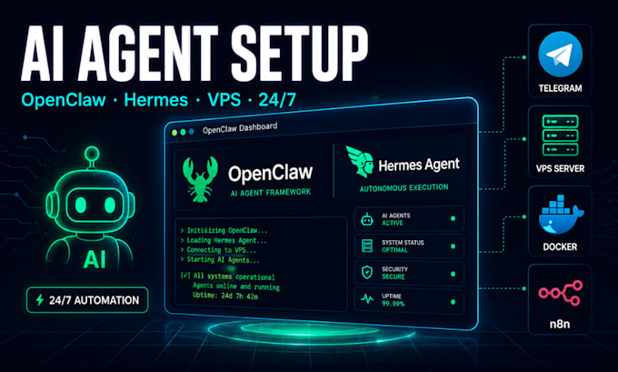setup openclaw hermes agent obsidian vault multi agent dashboard mcp n8n ollama