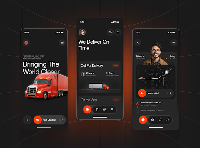 build ai logistic app fleet management app transportation mobile app development