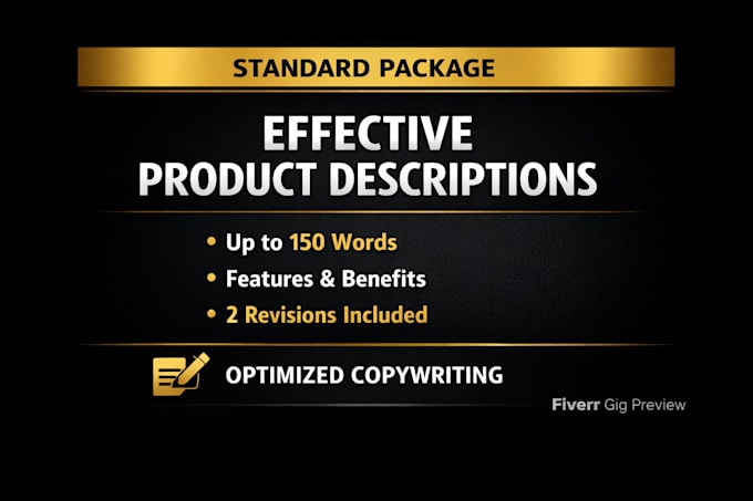 create clear and concise product descriptions for any platform