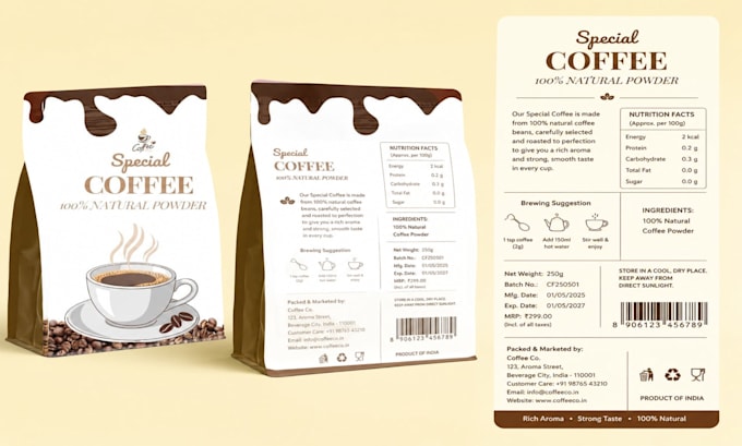 design specialty coffee packaging for artisan coffee roasters