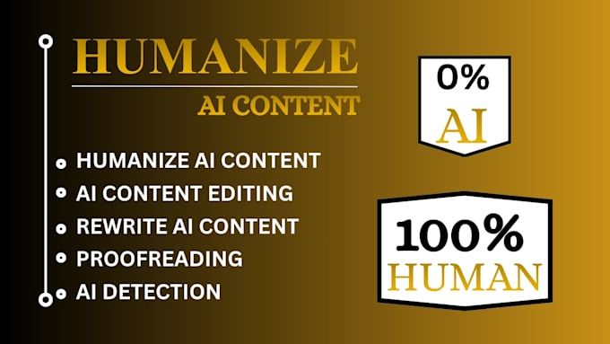 humanize ai content edit rewrite remove ai content novel humanize proofreading
