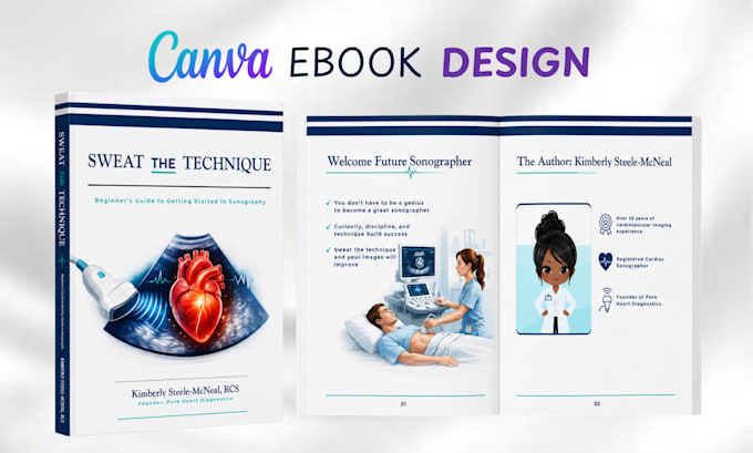 create a stunning canva ebook, lead magnet or digital guide design