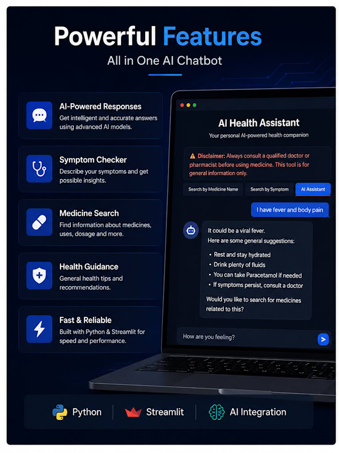 create an ai health assistant chatbot
