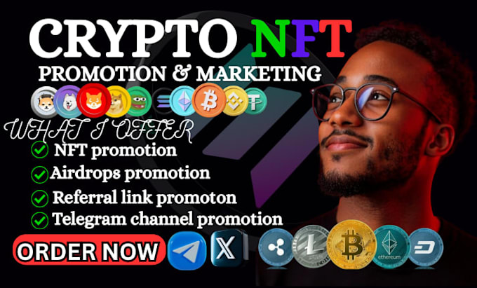 crypto promotion for icos, token launches and nft project