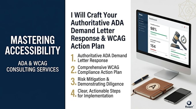 write your ada demand letter response and wcag compliance action plan