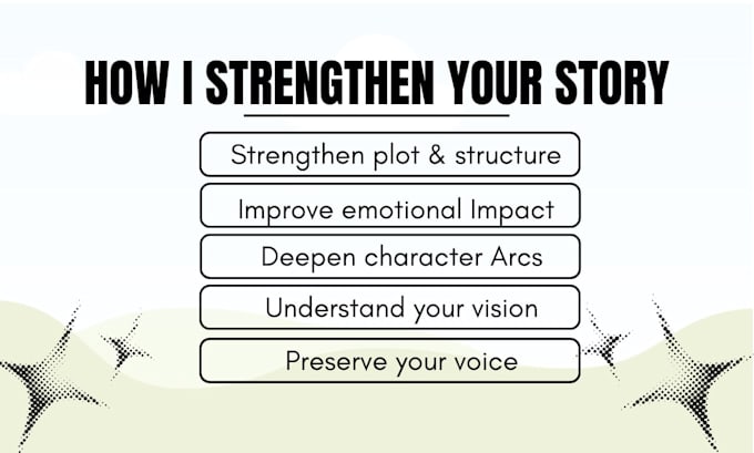provide professional developmental editing for your book