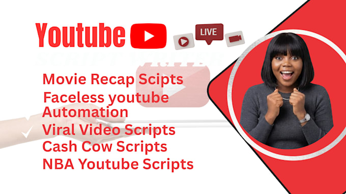 write viral youtube scripts for faceless channels