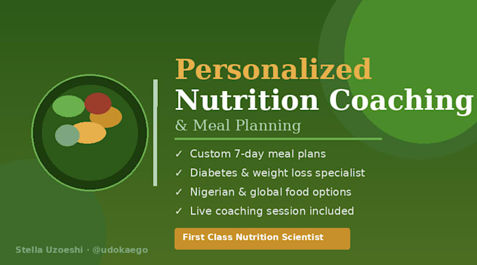 create a personalized meal plan that fits your style