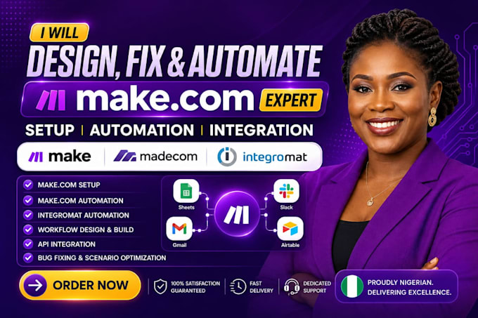 setup make com automation fix make com madecom integromat automation make com