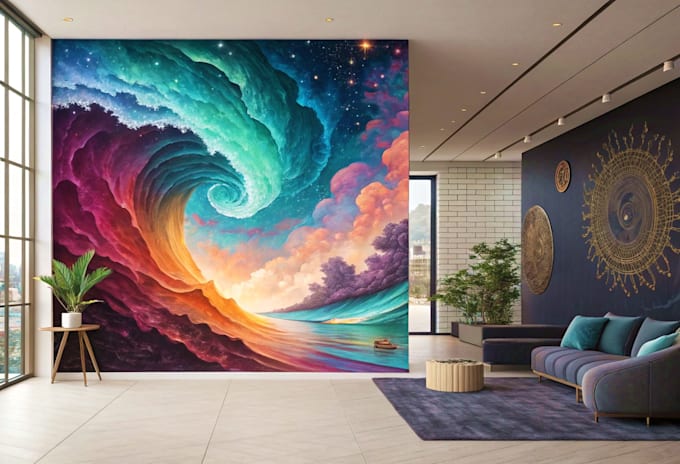 create stunning custom abstract art for your space