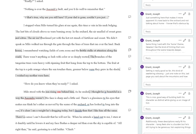 beta read your manuscript