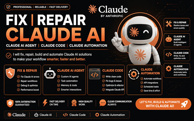 fix repair claude ai claude ai agent claude code claude automation