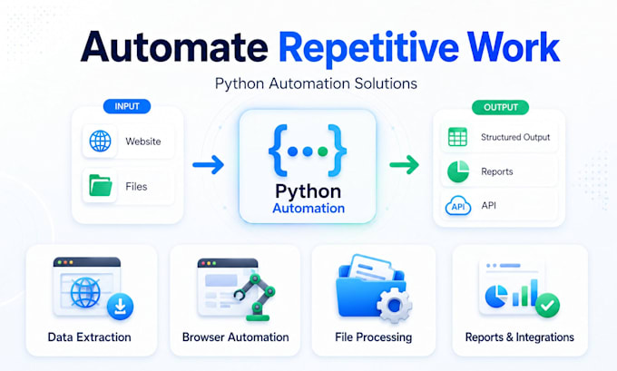 build python automation scripts as your python developer