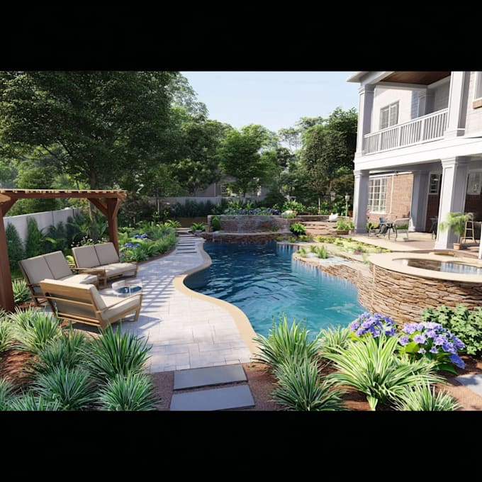 do backyard landscape design, patio, front yard design