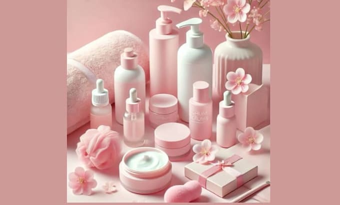 create realistic 3d cosmetic product rendering and mockup design