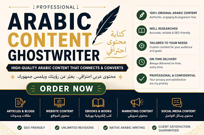 write edit, proofread, format and do seo research for your arabic novels
