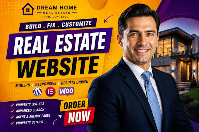 design a real estate wordpress website with idx mls integration