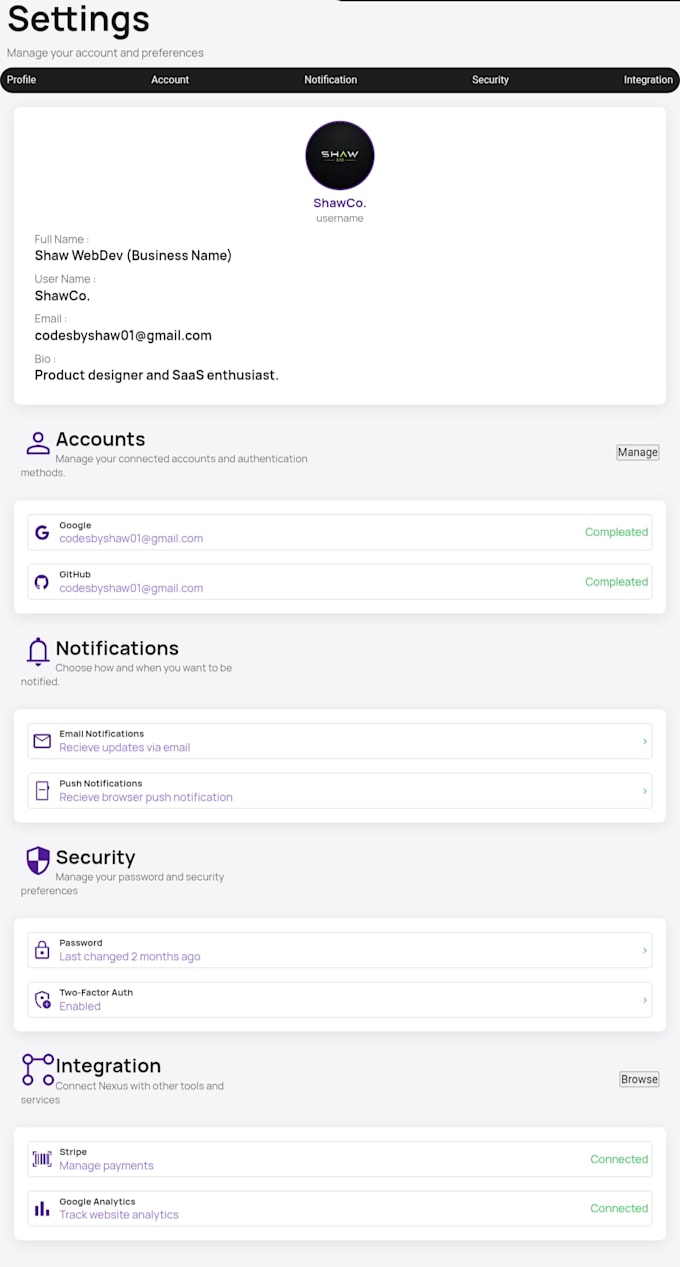 build a modern responsive frontend website