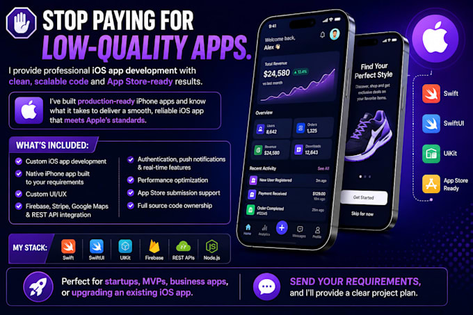 do ios mobile app development as an ios developer
