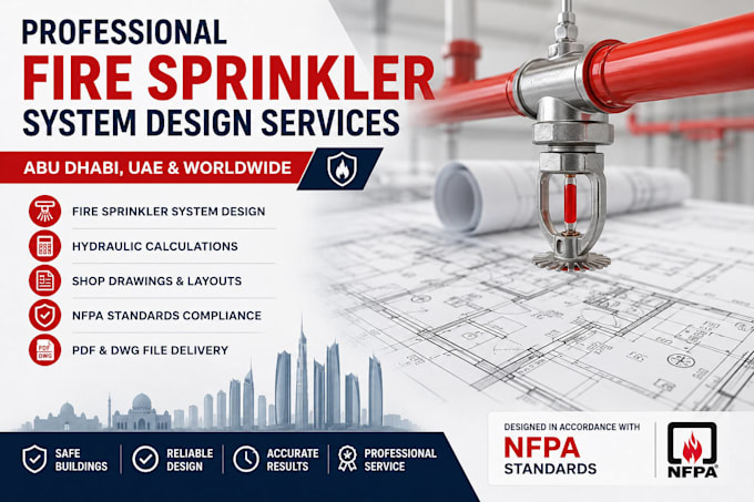 professional fire sprinkler system design and hydraulic calculation services