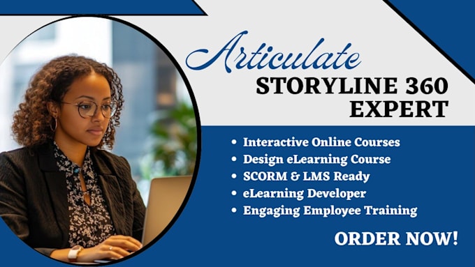 design interactive elearning courses, scorm, lms in articulate storyline 360