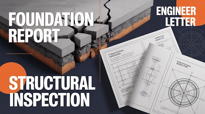 prepare structural engineering report for foundation cracks and settlement