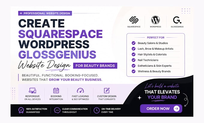 design squaresspace wordpress gloss genius website square space website redesign