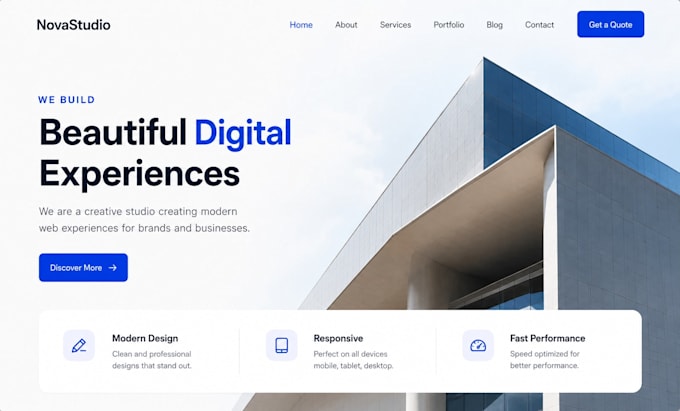build a wordpress website