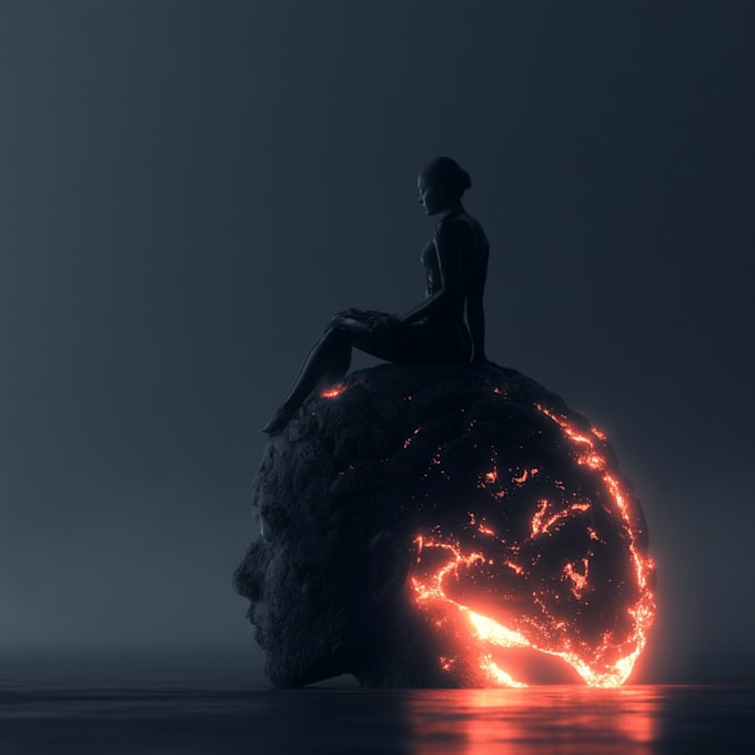 create surreal artwork for album covers and branding