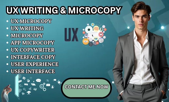 write professional UX microcopy for apps, website and saas