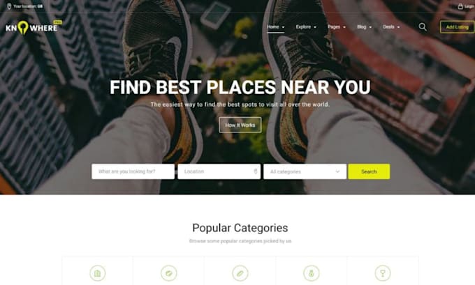 design brilliant directory website, geodirectory website, business directory web
