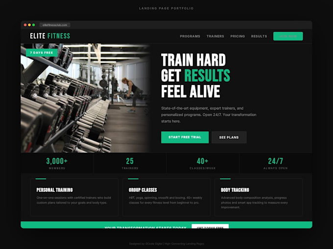 create a high converting landing page with whatsapp integration