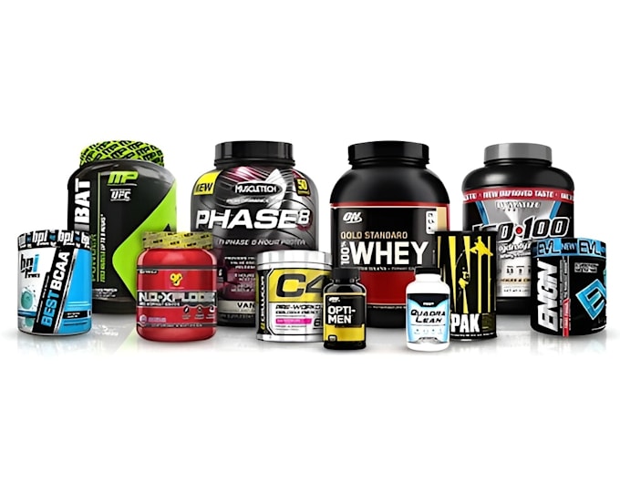 design a supplement product label and packaging