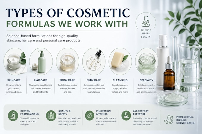 help with cosmetic formulation and quality control
