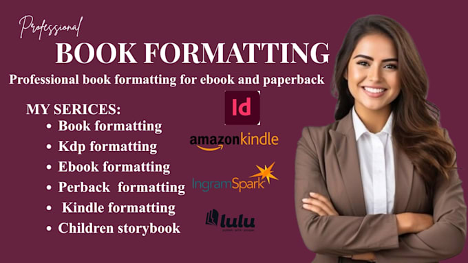 do kindle, paperback, and ebook formatting