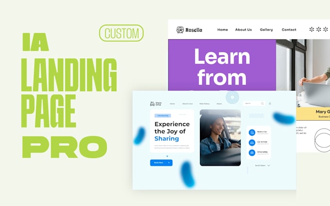 design landing page on wordpress using elementor