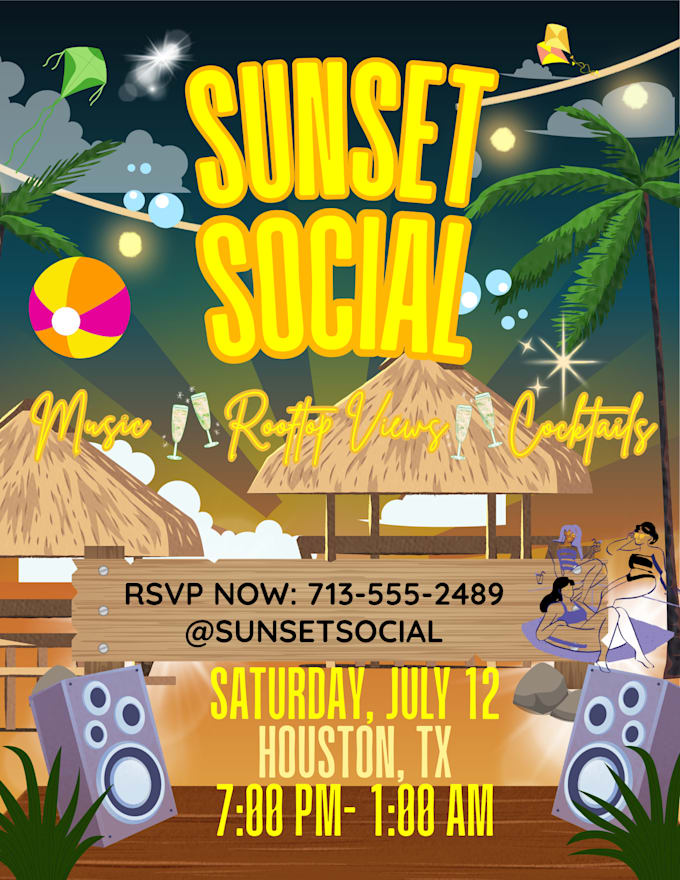 create a clean and professional flyer design