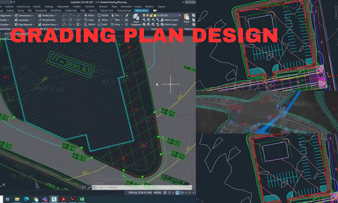 design grading plan, erosion control, site plan and utility plan for city permit