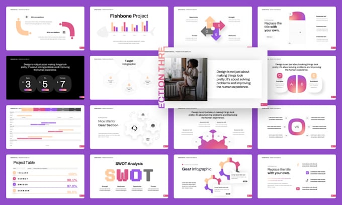 redesign powerpoint presentation revamp, format pitch deck and google slides