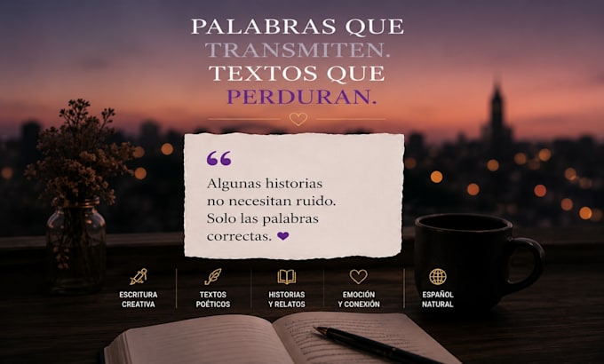 write professional and creative texts in spanish