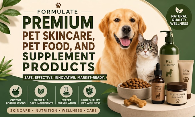 l be your expert pet supplement and skincare formulation chemist